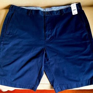 Brooks Brothers Navy Chino Bermuda Shorts 38W 10” inseam NWT